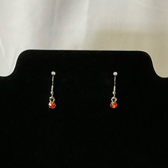 Paparazzi Women’s Orange Ring & 3 Piece Earrings Jewelry Set - Picture 7 of 8